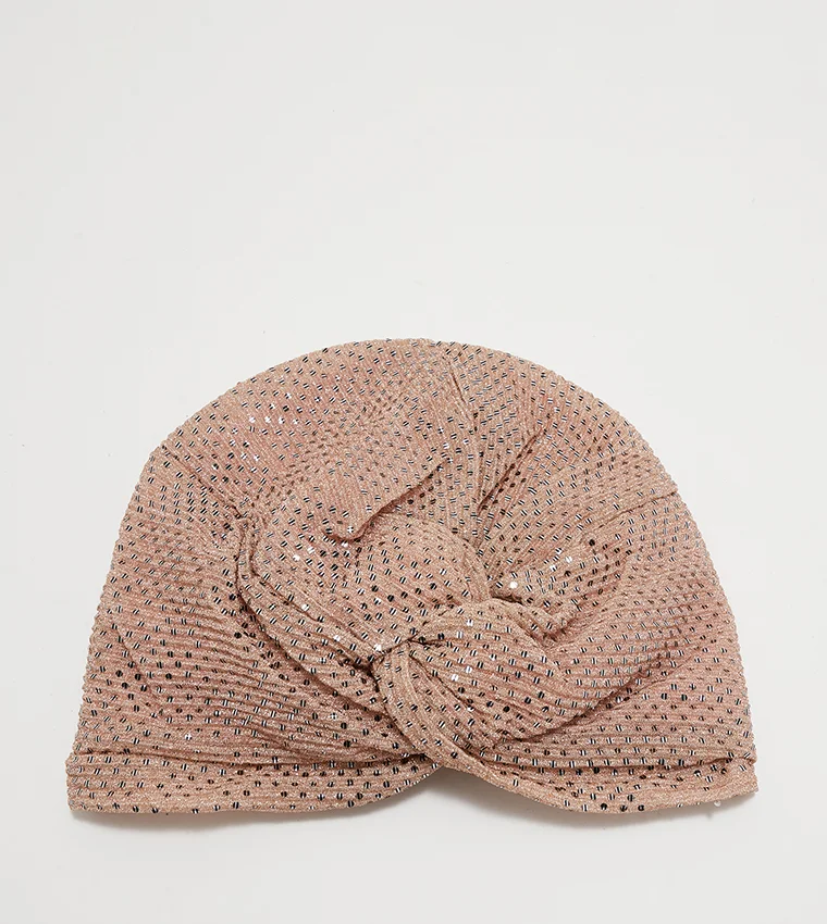 الدو TIMOTEI Embellished Turban Head Wrap